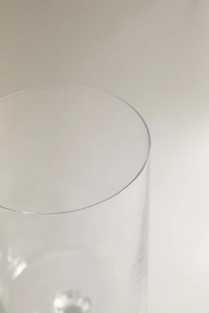 VERRE À VIN DROIT CRISTALLIN