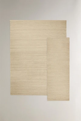 WOOL AND COTTON AREA RUG