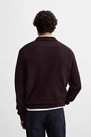 WOOL KNIT POLO