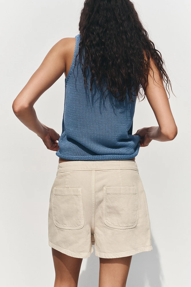 100% COTTON KNIT TOP