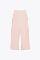 PANTALON LARGE À PINCES