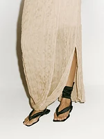 Pleated skirt with fold detail - Limited Edition