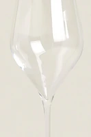 PLAIN CRYSTALLINE FLUTE GLASS