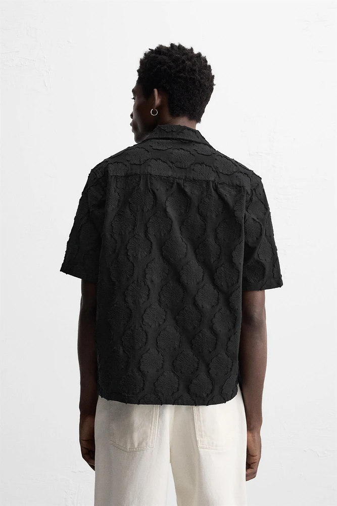 CHEMISE JACQUARD TEXTURÉE
