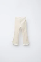 SIDE STRIPE TIE FLARE PANTS