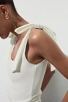 TOP LACETS STRETCH