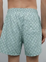 Short de bain imprimé