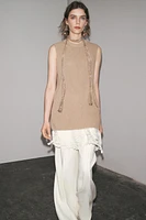 COMBINATION KNIT DRESS