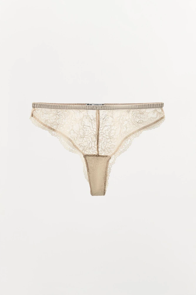 COMBINATION LACE PANTIES