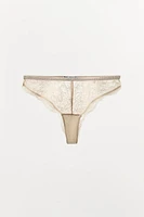 COMBINATION LACE PANTIES