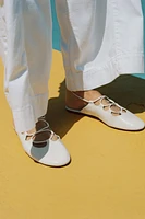 BALLERINES OUVERTES À L'ARRIÈRE