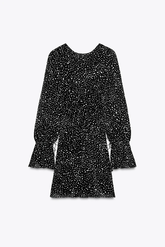 ZW COLLECTION POLKA DOT MINI DRESS
