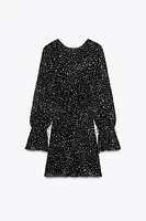 ZW COLLECTION POLKA DOT MINI DRESS