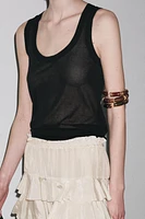 TOP EN MAILLE EXTRAFINE