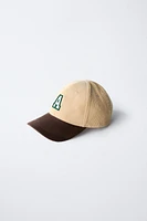 CORDUROY CAP WITH PATCH