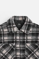 FLEECE PLAID OVERSHIRT