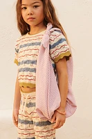 KNOTTED SHOULDER BAG