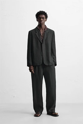 PANTALON DE COSTUME 100 % LIN