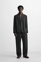 100% LINEN SUIT PANTS