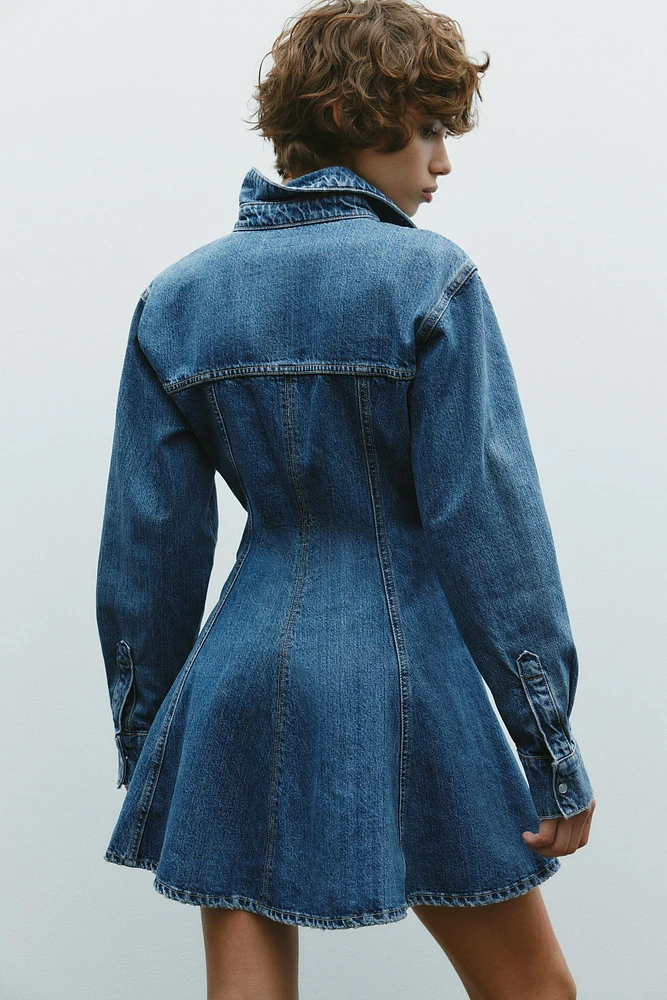 MINI-ROBE EN DENIM TRF