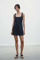 DENIM TRF DRESS