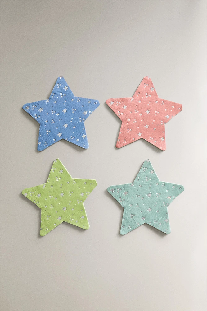 CHILDREN’S SET OF STAR PAPER NAPKINS (SET OF 20)