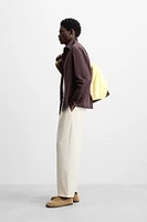 PLEATED CHINO PANTS