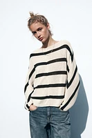STRIPED KNIT SWEATER