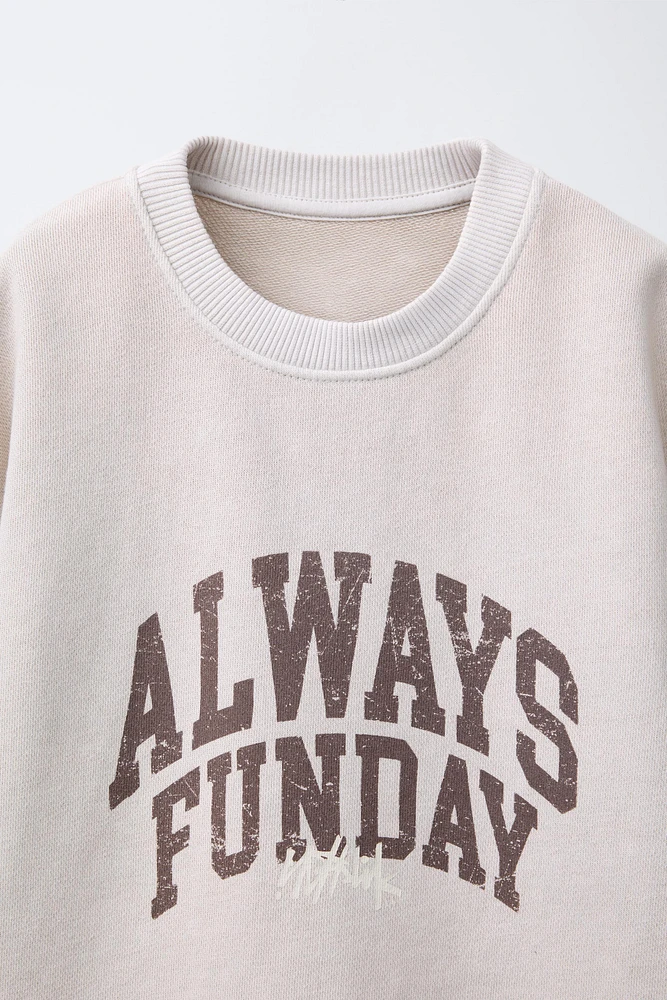 TEXT PRINT T-SHIRT