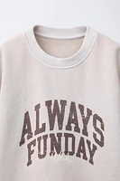 TEXT PRINT T-SHIRT