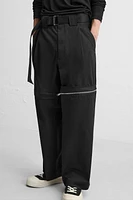 REMOVABLE BELTED PANTS