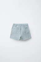 100% LINEN SHORTS