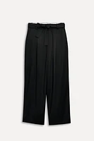 PANTALON EN LAINE AVEC CEINTURE 50E ANNIVERSAIRE