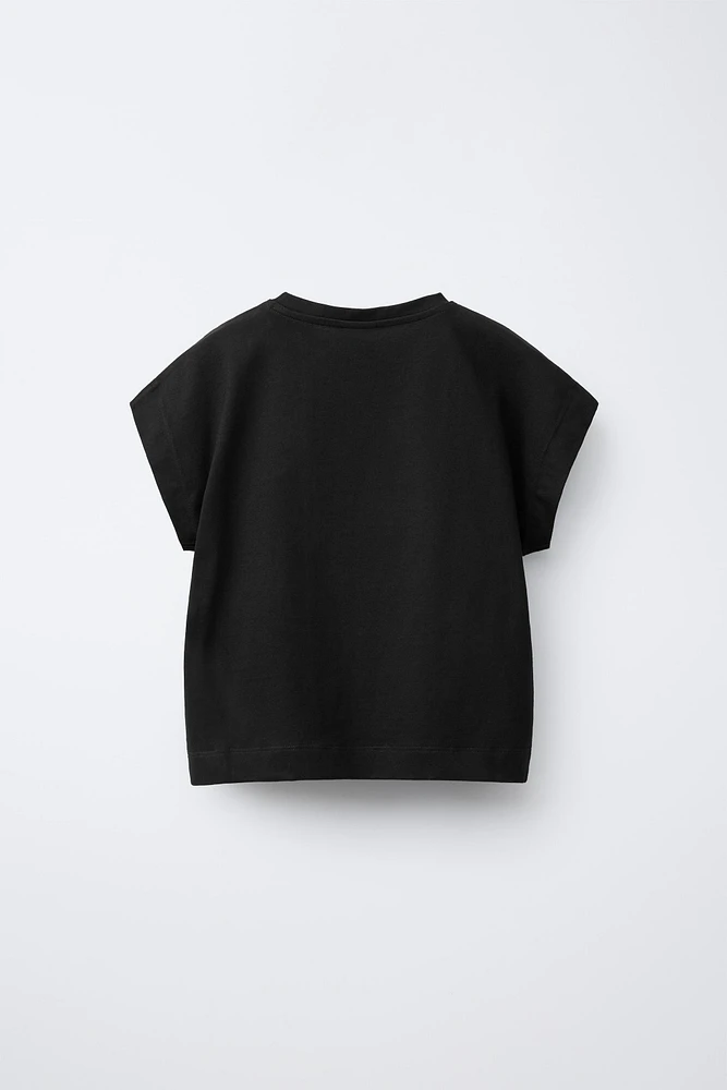 PLAIN EYELASH T-SHIRT