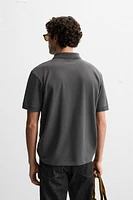 BASIC TEXTURED WEAVE PIQUÉ POLO