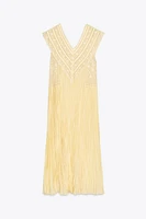 ROBE PLISSÉE BRODÉE ZW COLLECTION