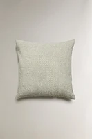 EMBROIDERED THROW PILLOW COVER