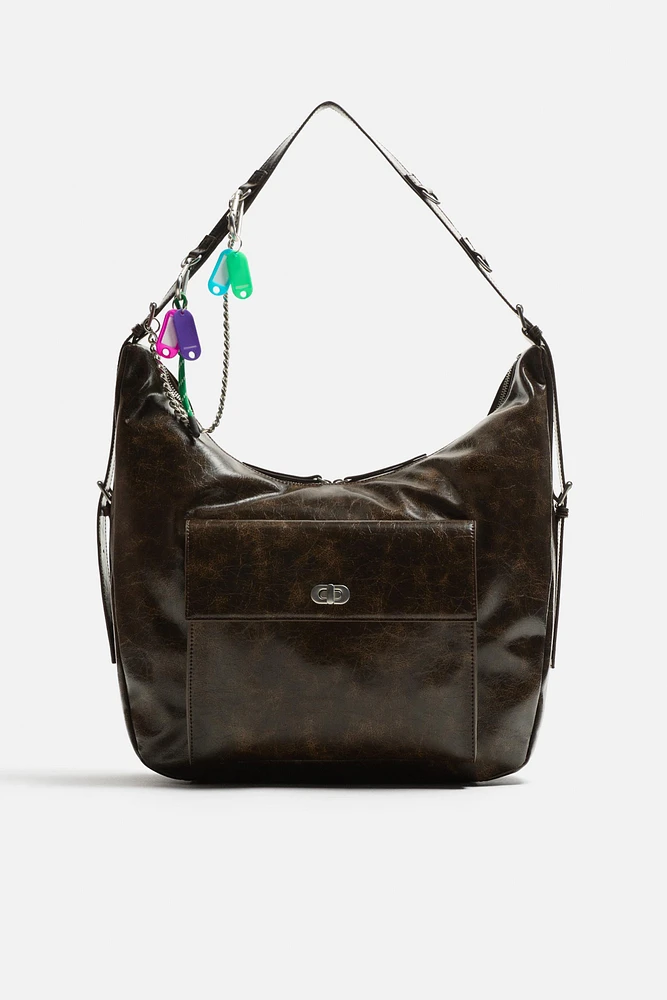 CHAIN SHOULDER STRAP BAG