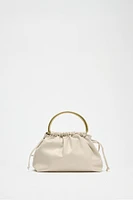 METAL HANDLE MINI BOWLING BAG
