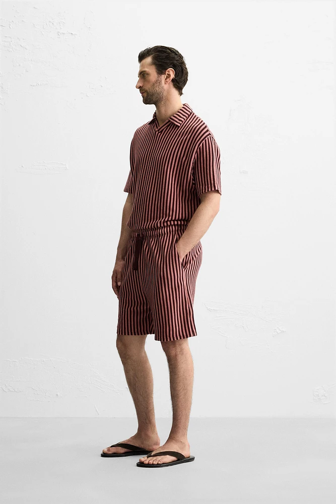 BERMUDA JACQUARD RAYURES