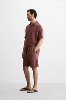 BERMUDA JACQUARD RAYURES