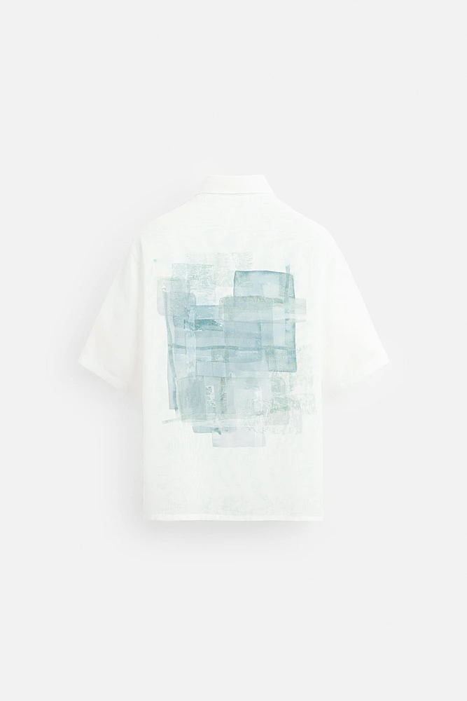 CHEMISE À IMPRIMÉ ABSTRAIT