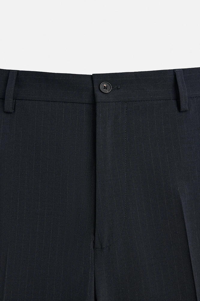 PINSTRIPE SUIT PANTS