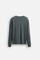 LINEN BLEND T-SHIRT