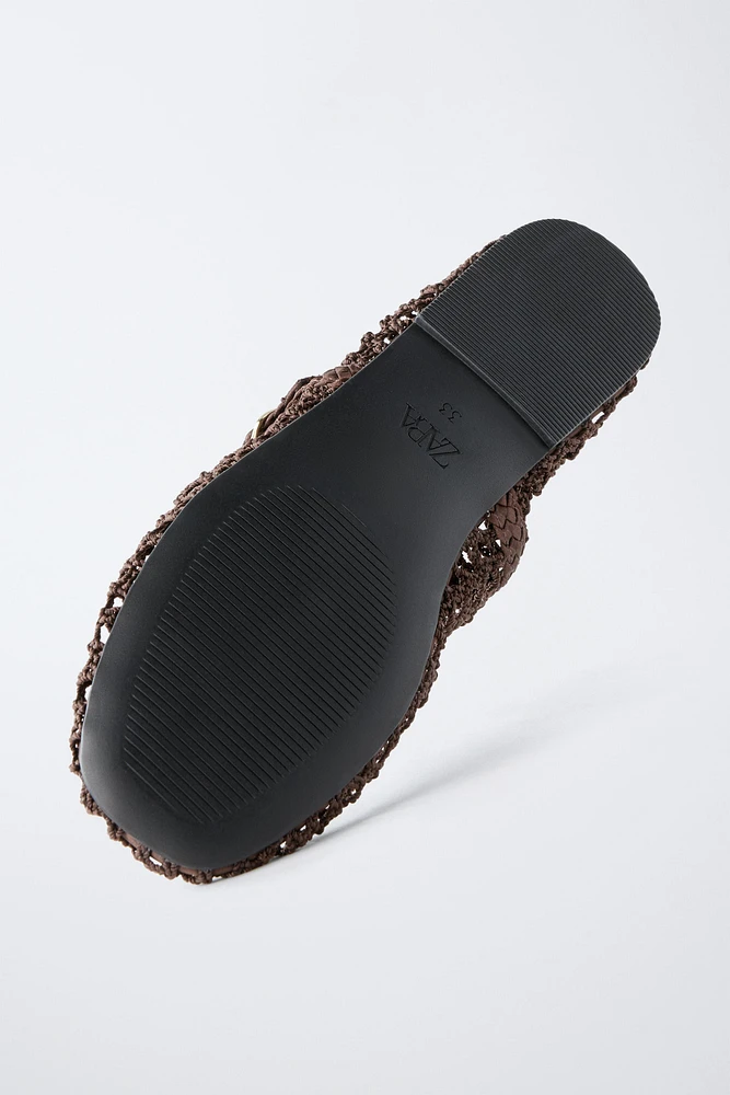 OPENWORK BALLET FLATS