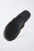 OPENWORK BALLET FLATS