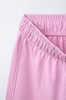 WIDE LEG HEAVY WEIGHT PLAIN PANTS