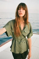 CHEMISE SAFARI EN LIN