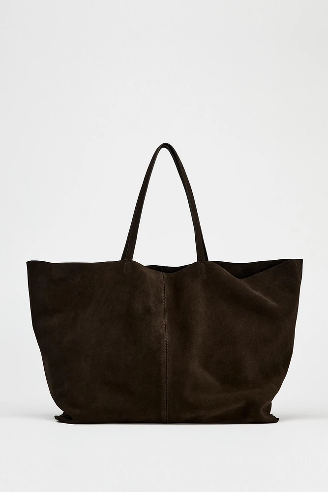 MAXI SAC SHOPPER EN DAIM