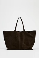 MAXI SAC SHOPPER EN DAIM